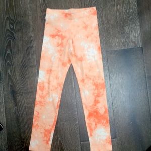 Née old navy orange leggings